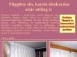 Dekoratív karnis és függöny megoldások - http://www.fuggony.info