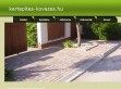 Ön is térköveket szeretne kertjében ? - http://kertepites-kovezes.hu